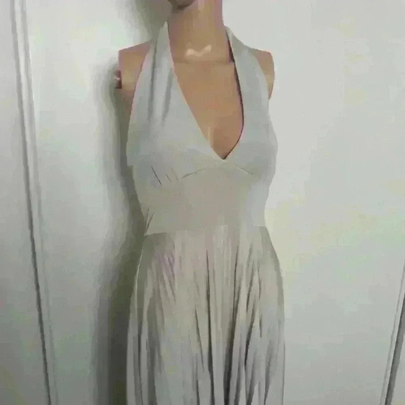 NWNT VENICE sexy  party/cocktail wedding halter midi dress SS - Picture 5 of 8